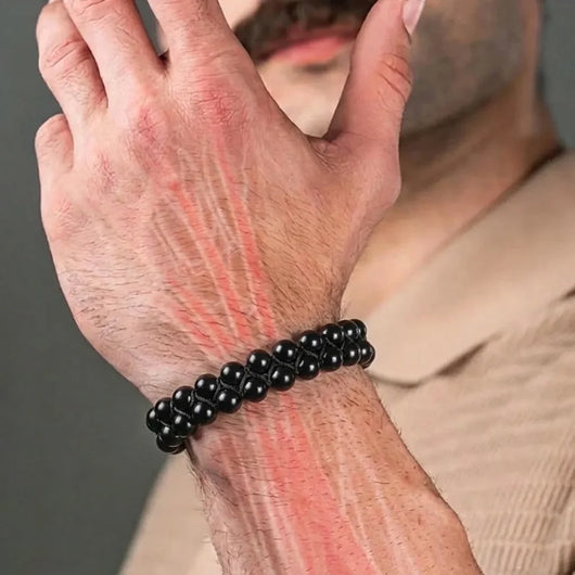 Cuprion: Magnetic Hematite bracelet
